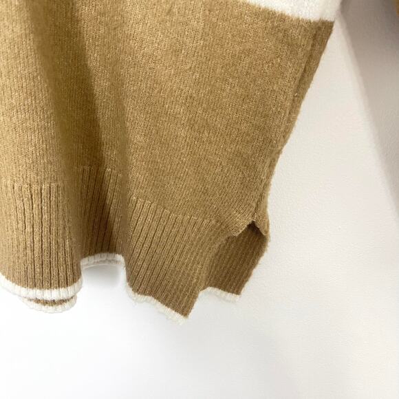 A Beautiful Soul plus size 18 20 taupe sweater turtleneck stripe mauve soft - Picture 5 of 14